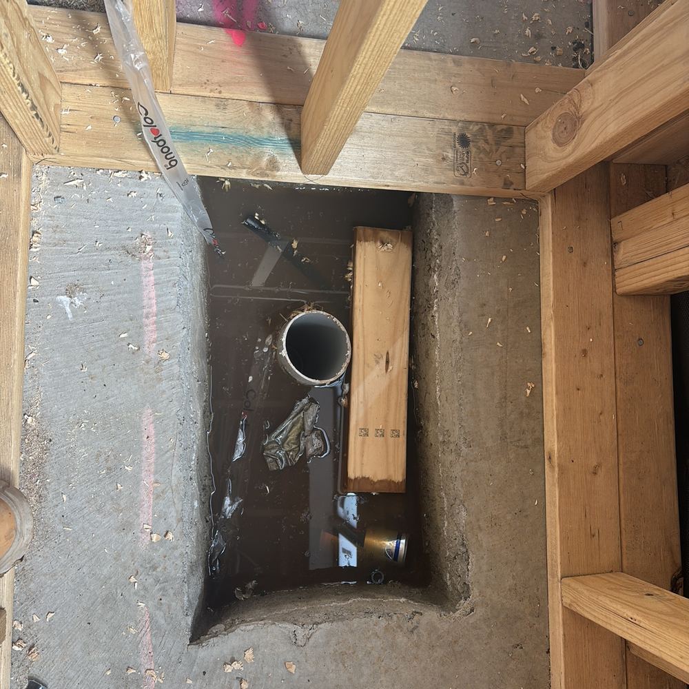 Sewer pipe not capped, recorded on a lock-up inspection in Fraser Rise