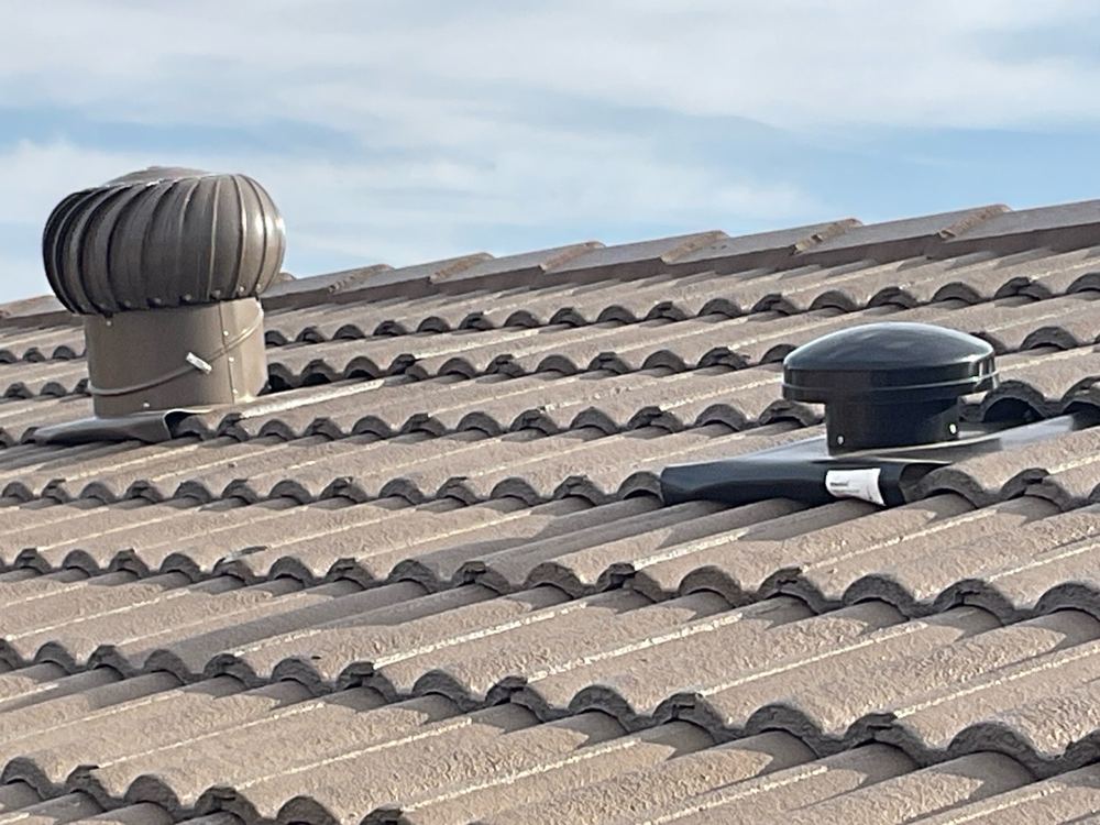 Roof penetration flashing installed poorly, Fraser Rise