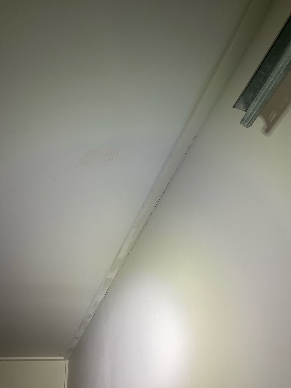 Water staining on a ceiling, found during a pre-purchase inspection in Maidstone